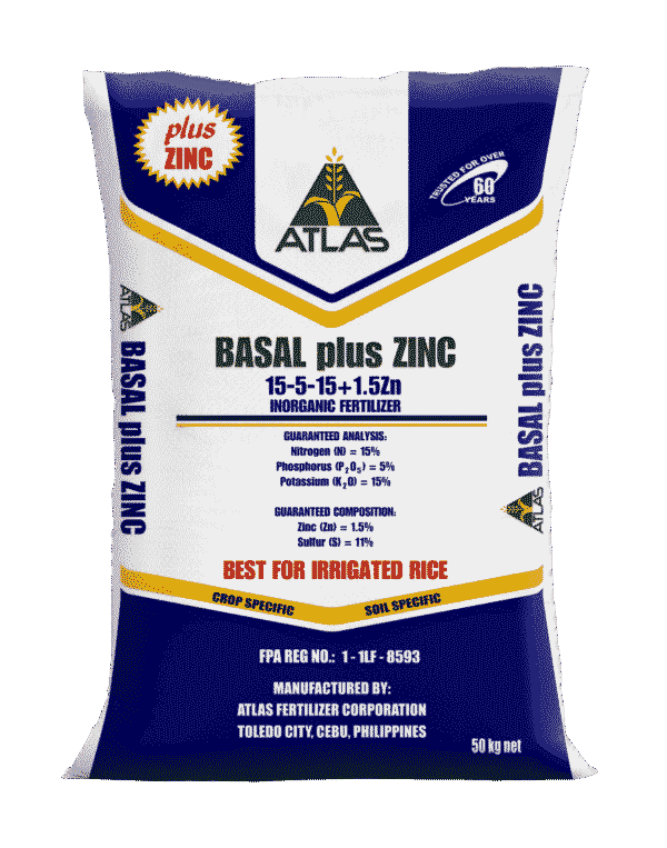 ATLAS BASAL PLUS ZINC 15-5-15-1.5Zn 50kg